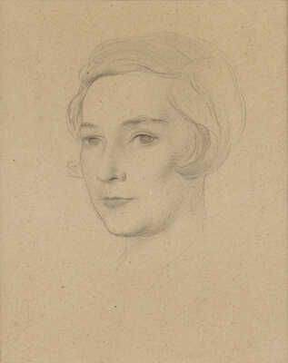 Вышеславцев Николай Николаевич. Портрет Е.Г. Лидиной (сестры В.Г. Лидина)